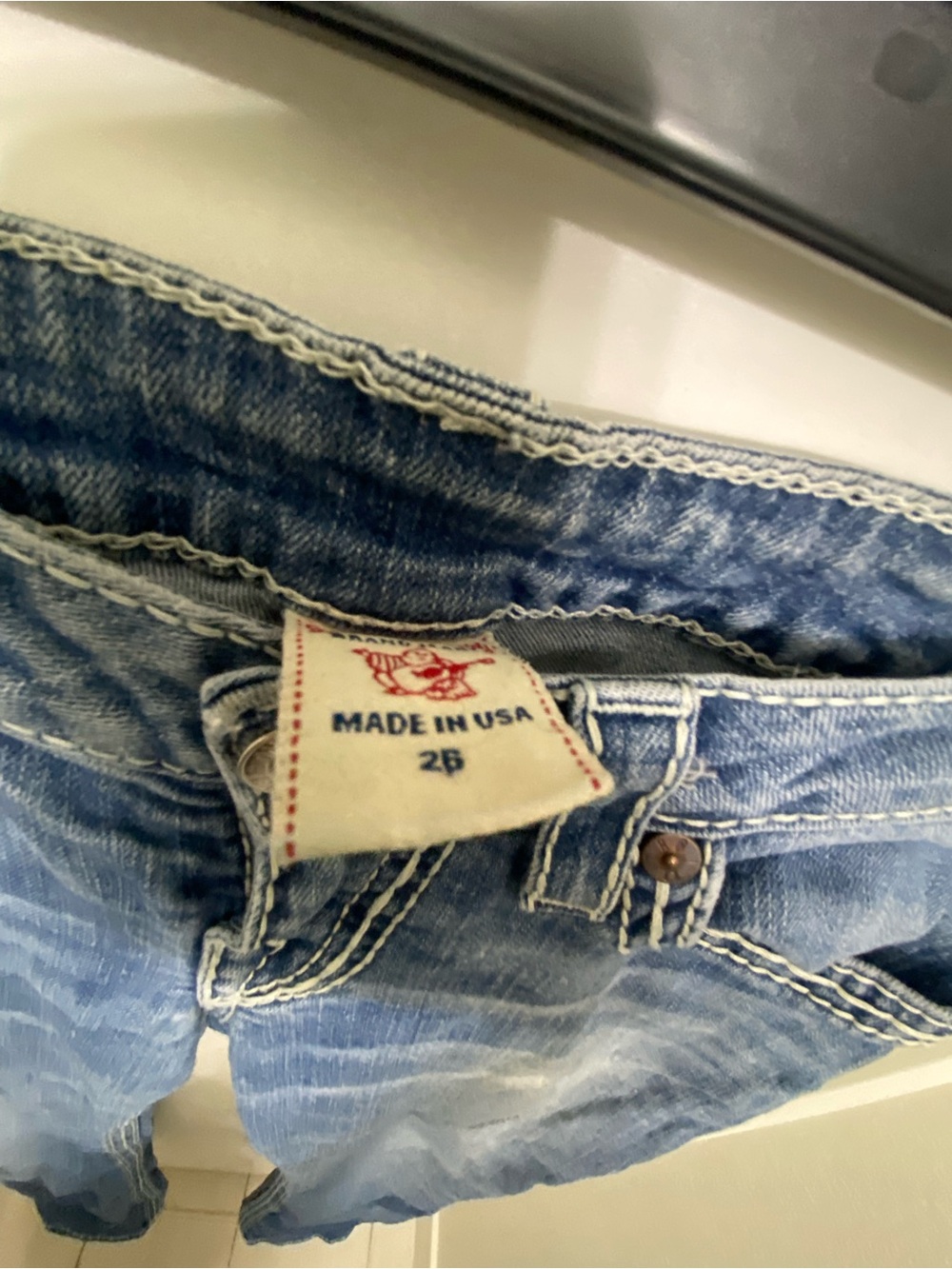 True Religion Women's Light Blue Flare Jeans - Picture 2 of 4